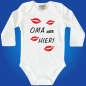 Preview: Baby-Body - Oma Tante Uroma Mama war hier oder Wunschname