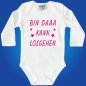 Preview: Baby-Body mit lustigem Spruch - Bin daaa - kann losgehen
