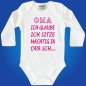Preview: Witziger Baby-Body - Freie Wahl Papa, Mama, Oma, Opa, Tante oder Onkel