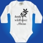 Preview: Baby-Body mit oder ohne Wunschname - Little Wildflower