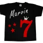 Preview: Kinder T-Shirt Geburtstag mit Jahreszahl