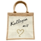 Preview: Jute Erwachsenen Tasche - Liebesbeweis mit Herz