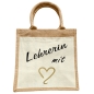 Preview: Jute Erwachsenen Tasche - Liebesbeweis mit Herz