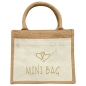 Preview: Jute Tasche Mommy Bag & Mini Bag - Mami & Kinder Handtasche