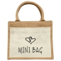 Preview: Jute Tasche Mommy Bag & Mini Bag - Mami & Kinder Handtasche