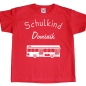Preview: Kinder T-Shirt Schulkind Bus
