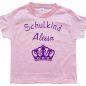 Preview: Kinder T-Shirt - Schulkind - Name frei