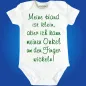 Preview: Witziger Babybody mit Spruch zur Geburt