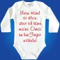 Preview: Baby bodysuit with a funny saying for a birth