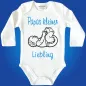Preview: Baby-Body mit Aufdruck Papas kleiner Liebling