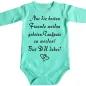 Preview: Baby-Body mit Aufdruck Pateneltern