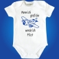 Preview: Baby Bodysuit Wenn ich groß bin