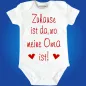 Preview: Babybody mit Spruch Oma und Opa