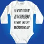 Preview: Baby-Body mit Druck Taufpaten werden