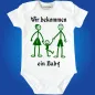 Preview: Baby-Body mit Druck Familienzuwachs