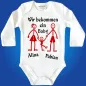 Preview: Baby-Body mit Druck Familienzuwachs