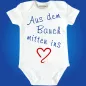 Preview: Baby-Body zur Geburt mit Herz