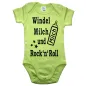 Preview: Baby-Body mit Aufdruck Rock 'n' Roll