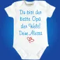 Preview: Baby-Body mit Aufdruck Bester Opa der Welt