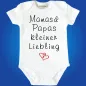 Preview: Baby-Body mit Mamas und Papas Liebling