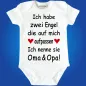 Preview: Baby-Body mit Spruch Engel Oma