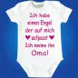 Preview: Baby-Body mit Spruch Engel Papa