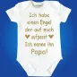Preview: Baby-Body mit Spruch Engel Papa