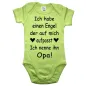 Preview: Babybody mit Engel Opa