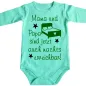 Preview: Babybody mit witzigem Spruch