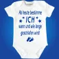 Preview: Baby Bodysuit with saying about sleeping