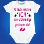Preview: Baby Bodie Witzig mit Spruch schlafen