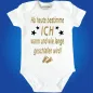 Preview: Baby-Body mit Aufdruck Schlafen
