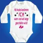 Preview: Baby-Body mit Aufdruck zum Schlafen