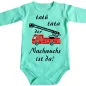 Preview: Baby-Body Feuerwehr Nachwuchs mit Feuerwehrauto