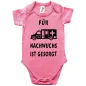 Preview: Lustiger Babybody mit Notarzt‑Motiv für frischgebackene Eltern