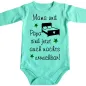 Preview: Baby-Body mit lustigem Spruch