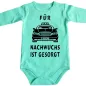 Preview: Lustiger Babybody mit Taxi‑Motiv