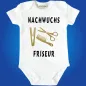 Preview: Baby-Body mit Aufdruck Friseurin Friseur
