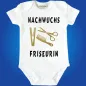 Preview: Baby-Body mit Aufdruck Friseurin Friseur