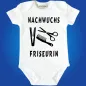 Preview: Baby-Body mit Druck Friseur Friseurin