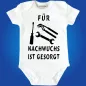 Preview: Baby-Body mit Aufdruck Nachwuchs Mechaniker