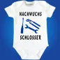 Preview: Baby-Body mit Druck Schlosser