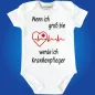 Preview: Baby‑Body mit Berufswunsch Krankenpflegerin