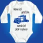 Preview: Baby-Body mit LKW Fahrer Trucker