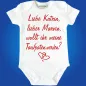 Preview: Baby Bodie mit Spruch Patentante