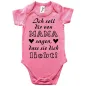 Preview: Baby Bodie mit Liebeserklärung