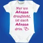 Preview: Baby bodysuit with a cute saying for the birth