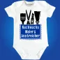 Preview: Baby-Body mit Aufdruck Maler & Anstreicher