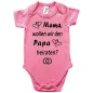 Preview: Baby-Body mit Aufdruck Hochzeitsantrag