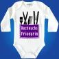 Preview: Baby-Body mit Aufdruck Friseurin